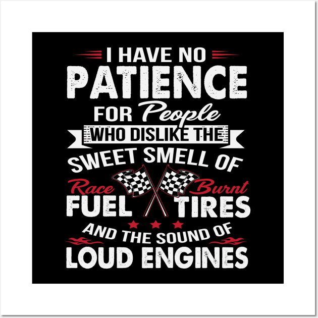 Race Fuel Burnt Tires Loud Engines Car Drag Racing Wall Art by pho702